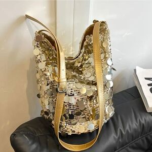 Gold Sequin Women's Bag
